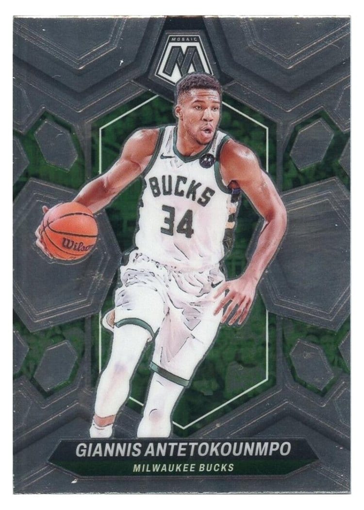 2023-24 Panini Mosaic Base Set Giannis Antetokounmpo #77 card