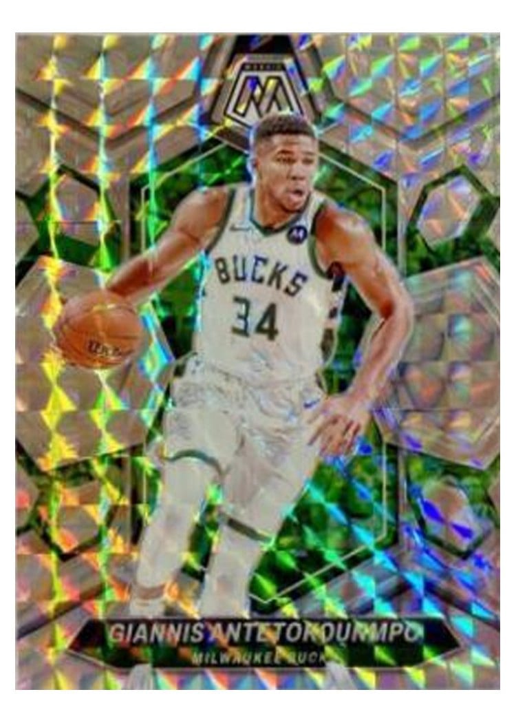 2023-24 Panini Mosaic Base Set Giannis Antetokounmpo #77 card