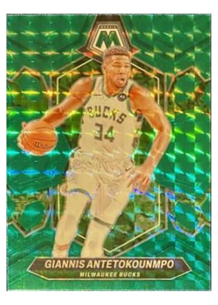 2023-24 Panini Mosaic Base Set Giannis Antetokounmpo #77 card
