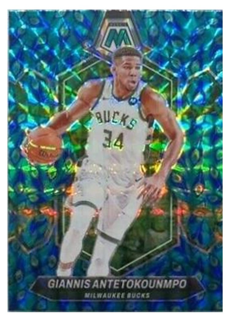 2023-24 Panini Mosaic Base Set Giannis Antetokounmpo #77 card