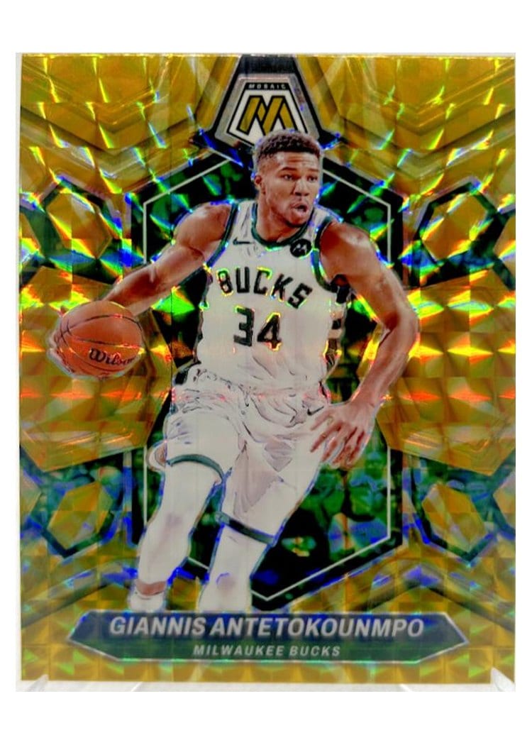 2023-24 Panini Mosaic Base Set Giannis Antetokounmpo #77 card