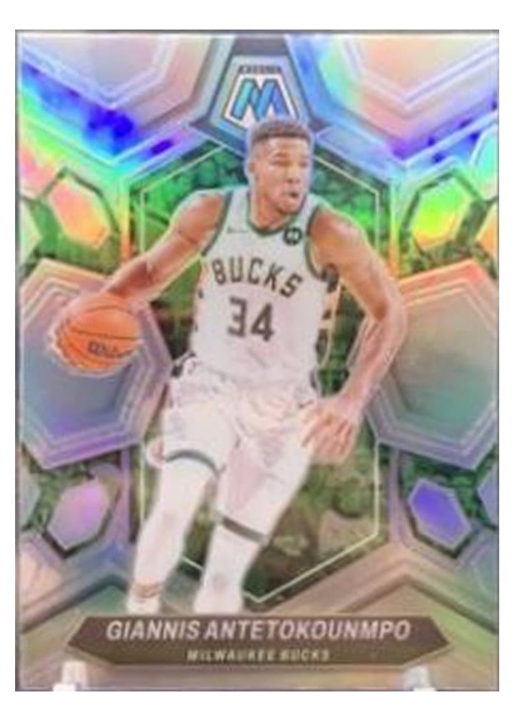 2023-24 Panini Mosaic Base Set Giannis Antetokounmpo #77 card