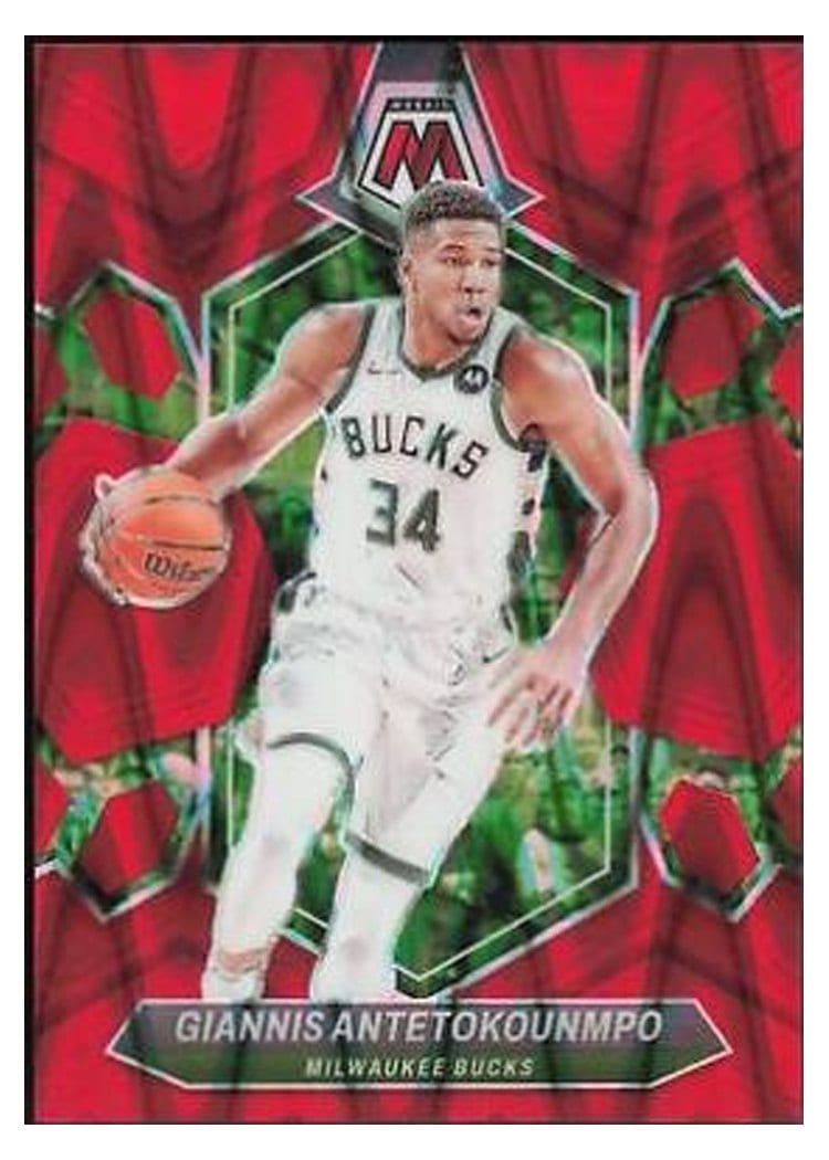 2023-24 Panini Mosaic Base Set Giannis Antetokounmpo #77 card