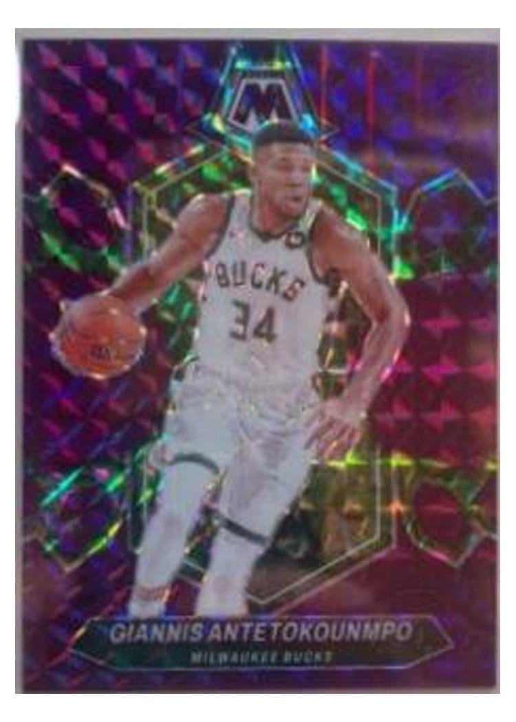 2023-24 Panini Mosaic Base Set Giannis Antetokounmpo #77 card