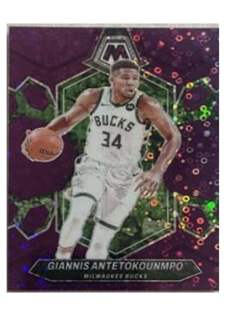 2023-24 Panini Mosaic Base Set Giannis Antetokounmpo #77 card