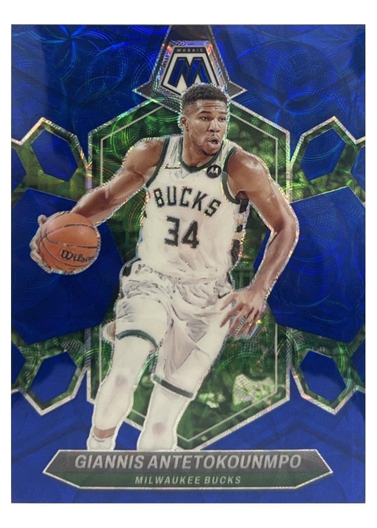 2023-24 Panini Mosaic Base Set Giannis Antetokounmpo #77 card