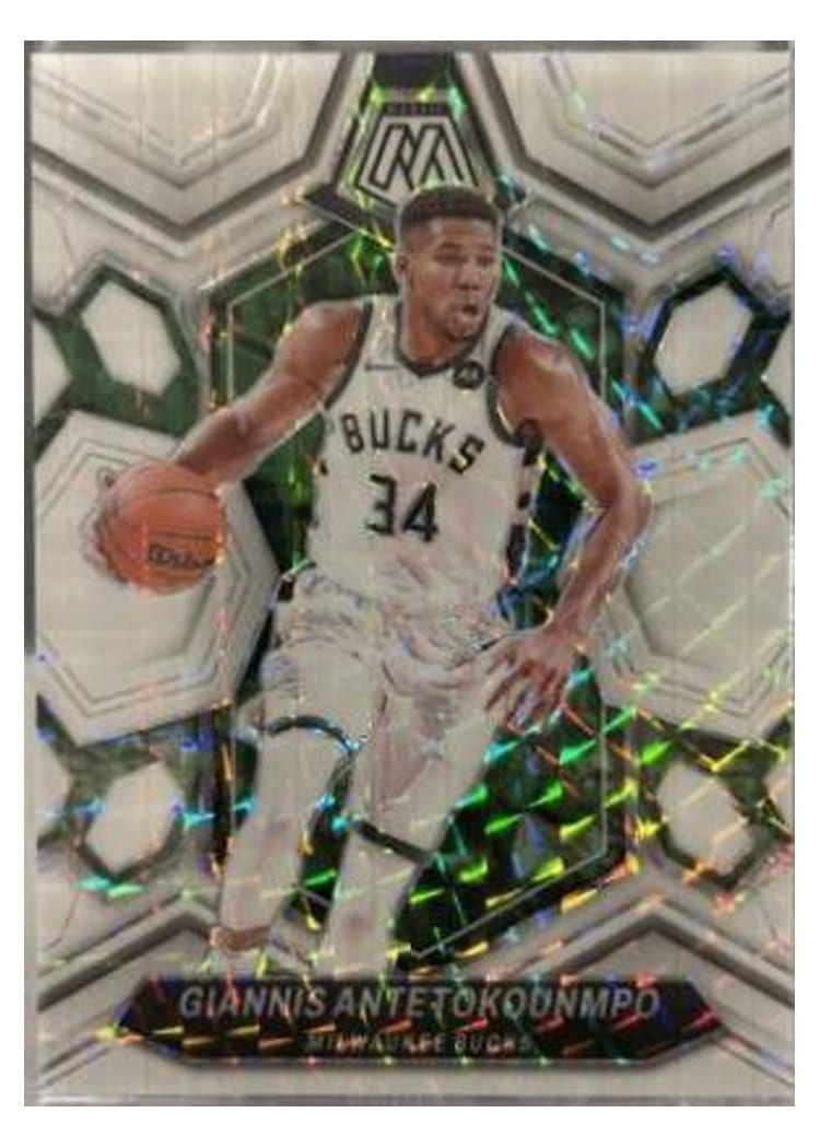 2023-24 Panini Mosaic Base Set Giannis Antetokounmpo #77 card
