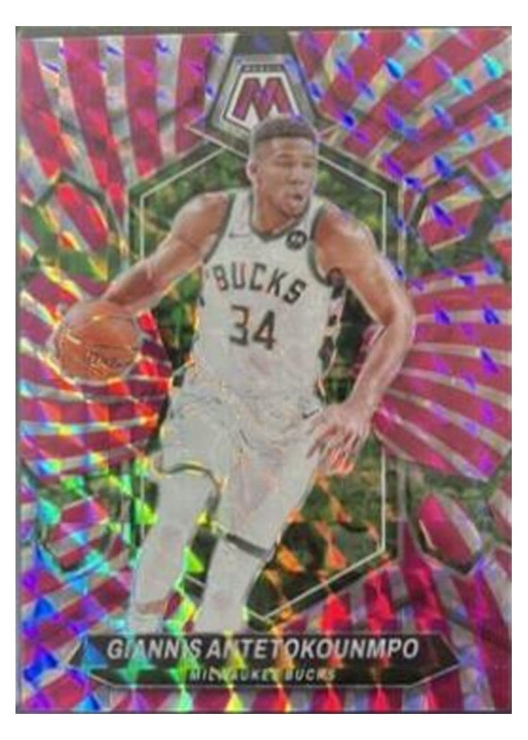 2023-24 Panini Mosaic Base Set Giannis Antetokounmpo #77 card