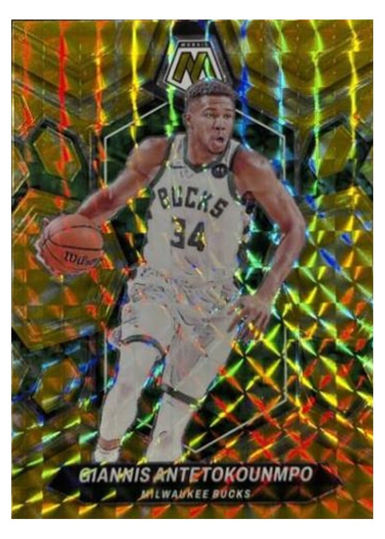 2023-24 Panini Mosaic Base Set Giannis Antetokounmpo #77 card