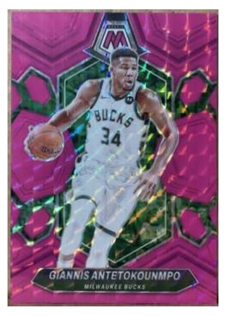 2023-24 Panini Mosaic Base Set Giannis Antetokounmpo #77 card