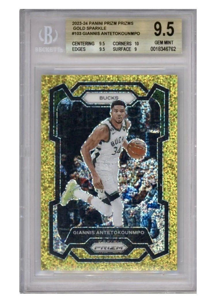 2023-24 Panini Prizm Base Set Giannis Antetokounmpo #103 card