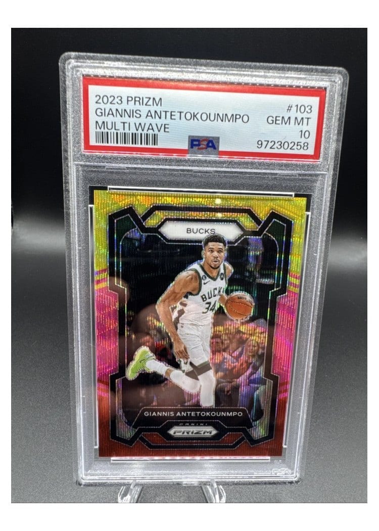 2023-24 Panini Prizm Base Set Giannis Antetokounmpo #103 card