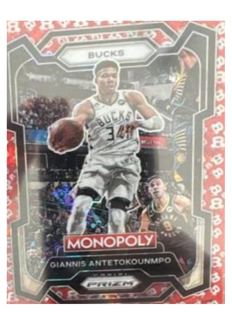 2023-24 Panini Prizm Monopoly Base Set Giannis Antetokounmpo #49 card