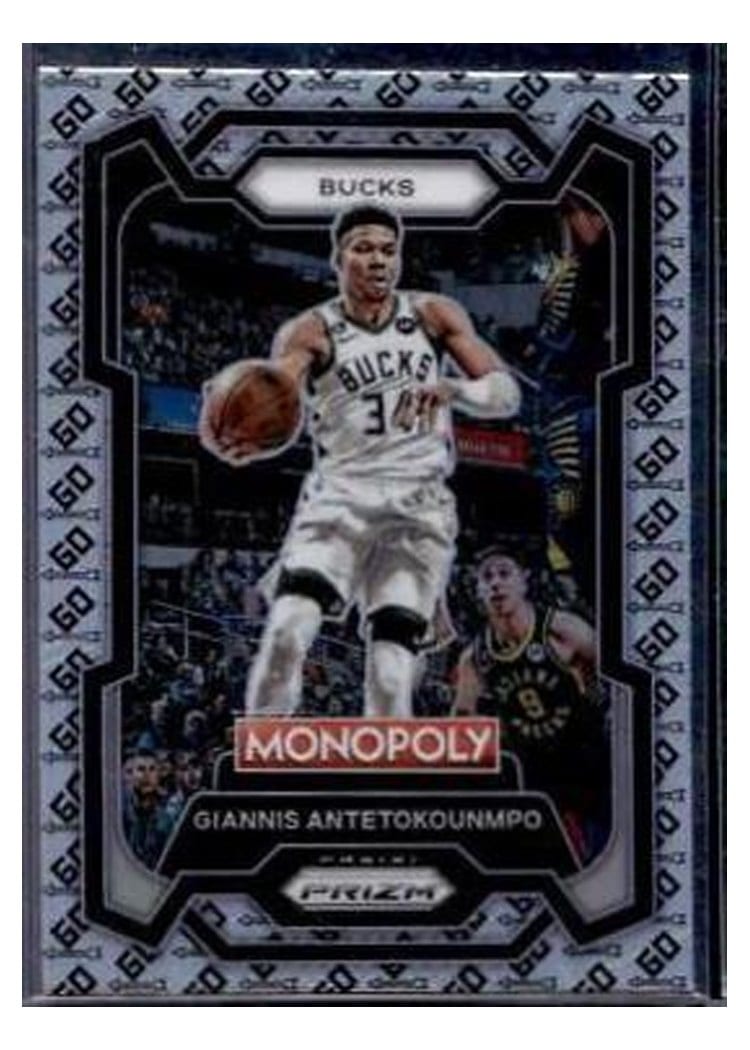 2023-24 Panini Prizm Monopoly Base Set Giannis Antetokounmpo #49 card