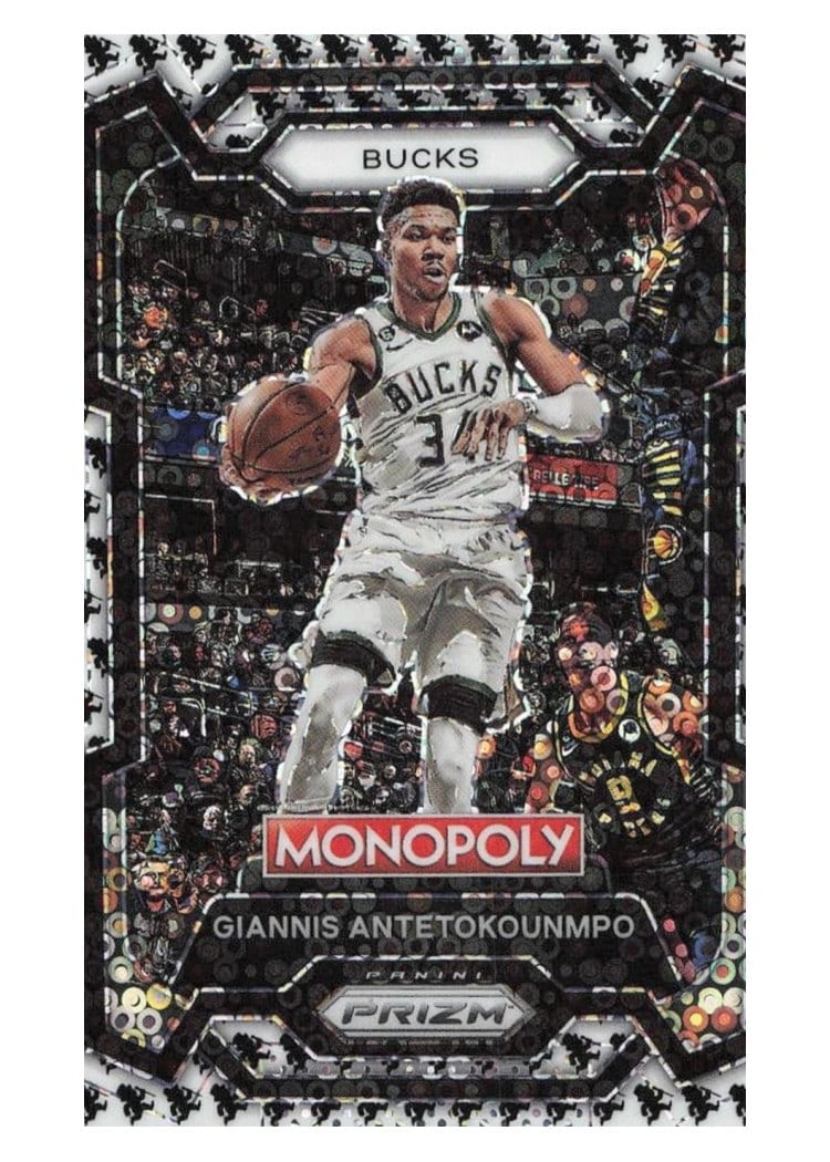 2023-24 Panini Prizm Monopoly Base Set Giannis Antetokounmpo #49 card