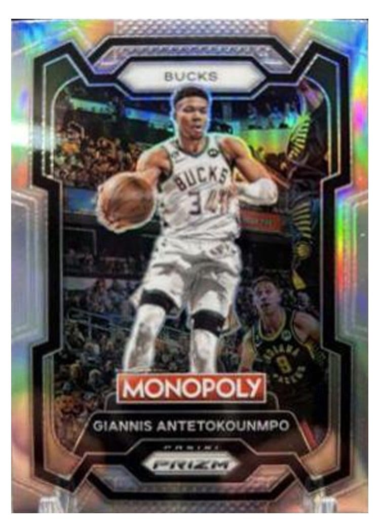 2023-24 Panini Prizm Monopoly Base Set Giannis Antetokounmpo #49 card