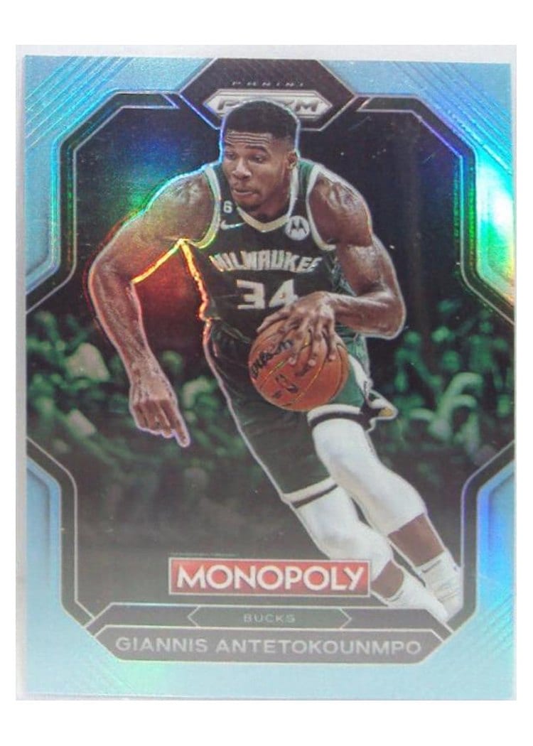 2023-24 Panini Prizm Monopoly Base Set Giannis Antetokounmpo #49 card