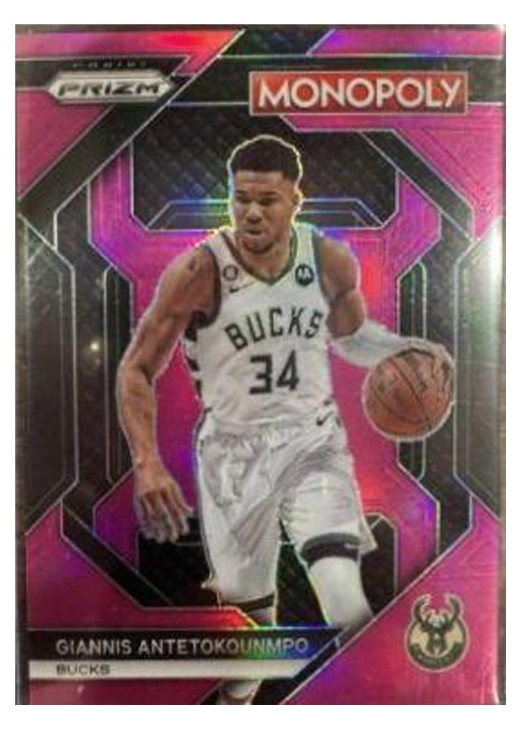 2023-24 Panini Prizm Monopoly Base Set Giannis Antetokounmpo #49 card