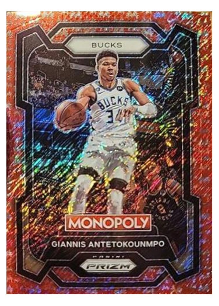 2023-24 Panini Prizm Monopoly Base Set Giannis Antetokounmpo #49 card