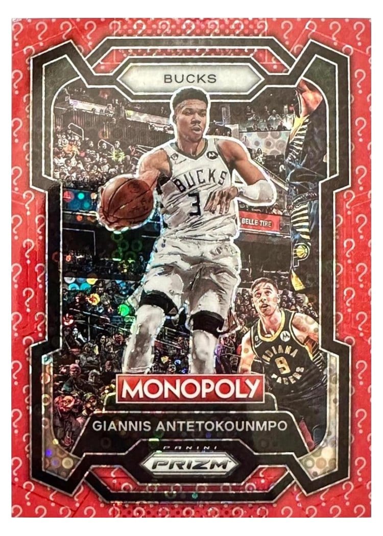 2023-24 Panini Prizm Monopoly Base Set Giannis Antetokounmpo #49 card