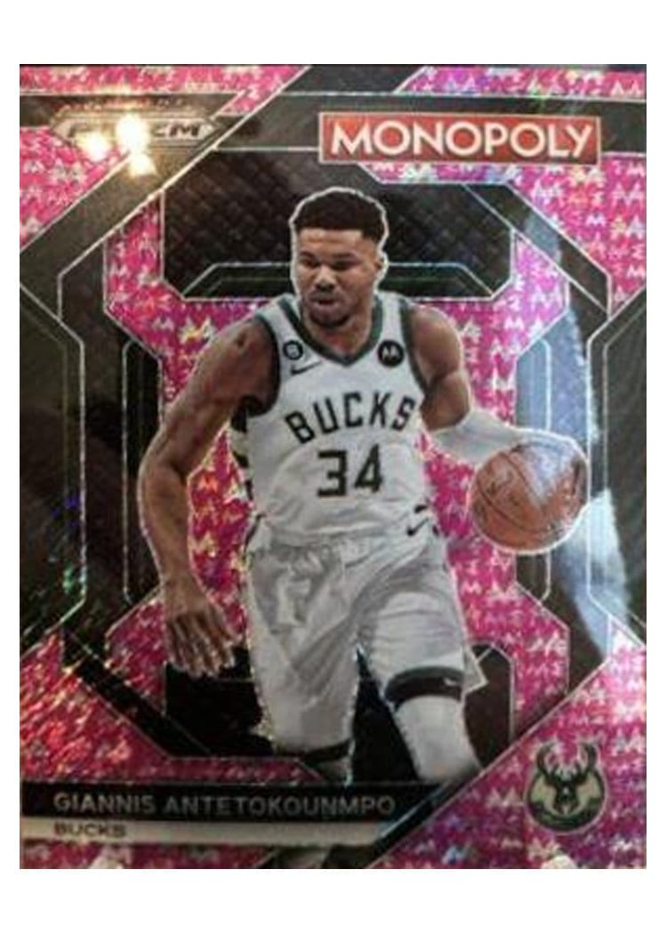 2023-24 Panini Prizm Monopoly Base Set Giannis Antetokounmpo #49 card