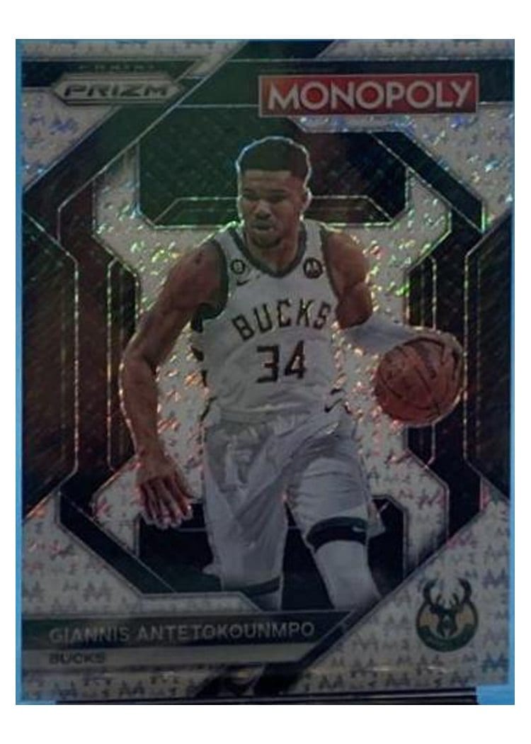 2023-24 Panini Prizm Monopoly Base Set Giannis Antetokounmpo #49 card