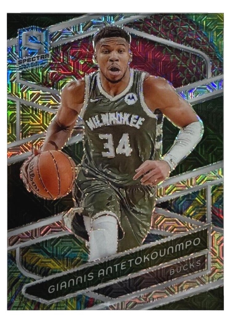 2023-24 Panini Spectra Base Set Giannis Antetokounmpo Meta #125 card