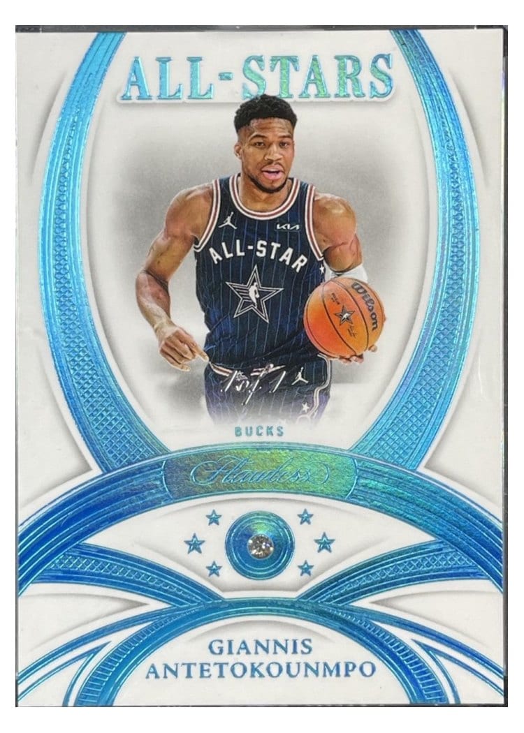 2024-25 Panini Flawless Base Gems Giannis Antetokounmpo #139 card