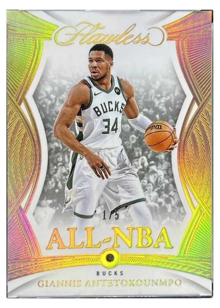 2024-25 Panini Flawless Base Gems Giannis Antetokounmpo #181 card