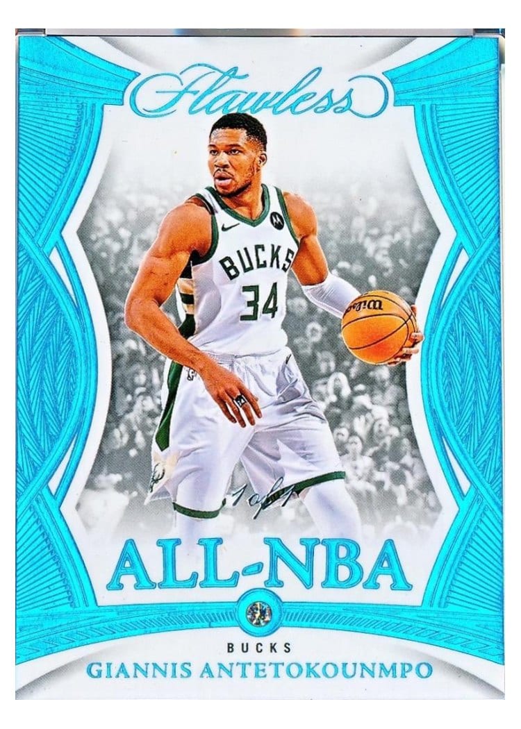 2024-25 Panini Flawless Base Gems Giannis Antetokounmpo #181 card