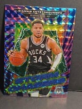 2024-25 Panini Mosaic Storm Chasers Giannis Antetokounmpo #5 card
