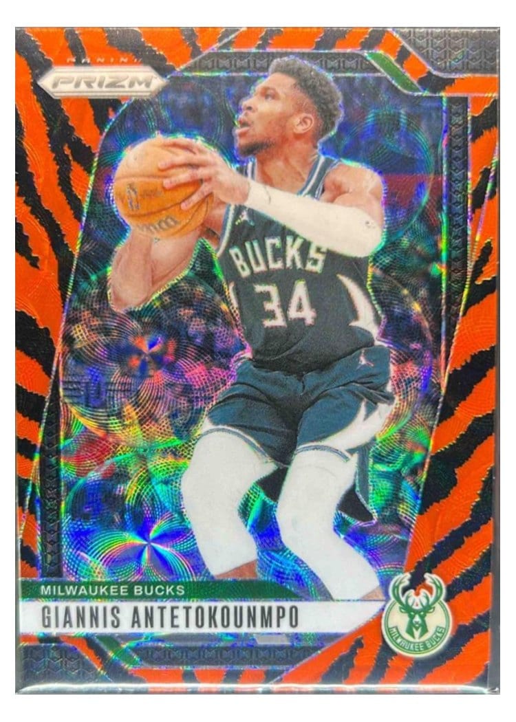 2024-25 Panini Prizm Base Set Giannis Antetokounmpo #85 card