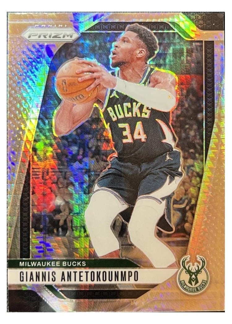 2024-25 Panini Prizm Base Set Giannis Antetokounmpo #85 card