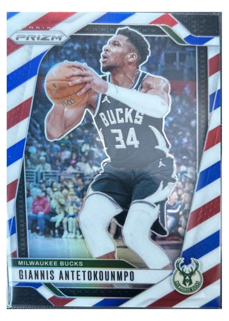 2024-25 Panini Prizm Base Set Giannis Antetokounmpo #85 card