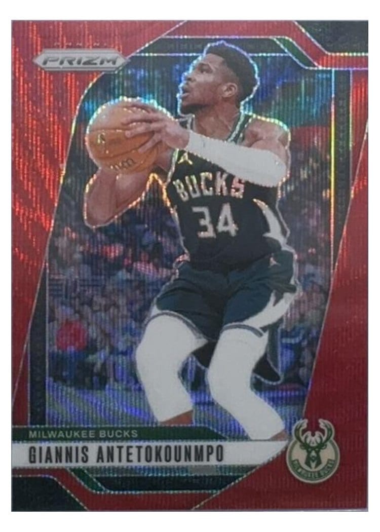 2024-25 Panini Prizm Base Set Giannis Antetokounmpo #85 card
