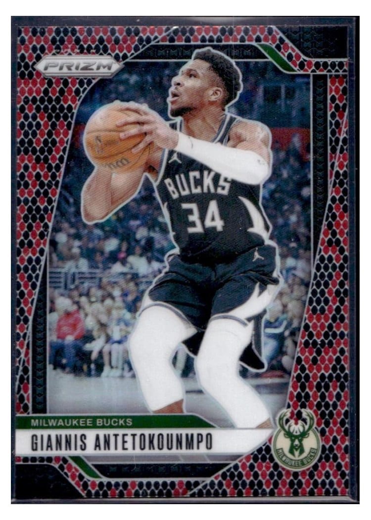 2024-25 Panini Prizm Base Set Giannis Antetokounmpo #85 card