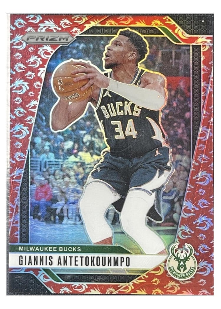 2024-25 Panini Prizm Base Set Giannis Antetokounmpo #85 card