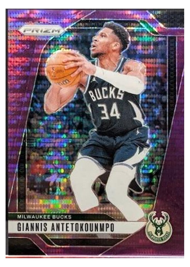 2024-25 Panini Prizm Base Set Giannis Antetokounmpo #85 card