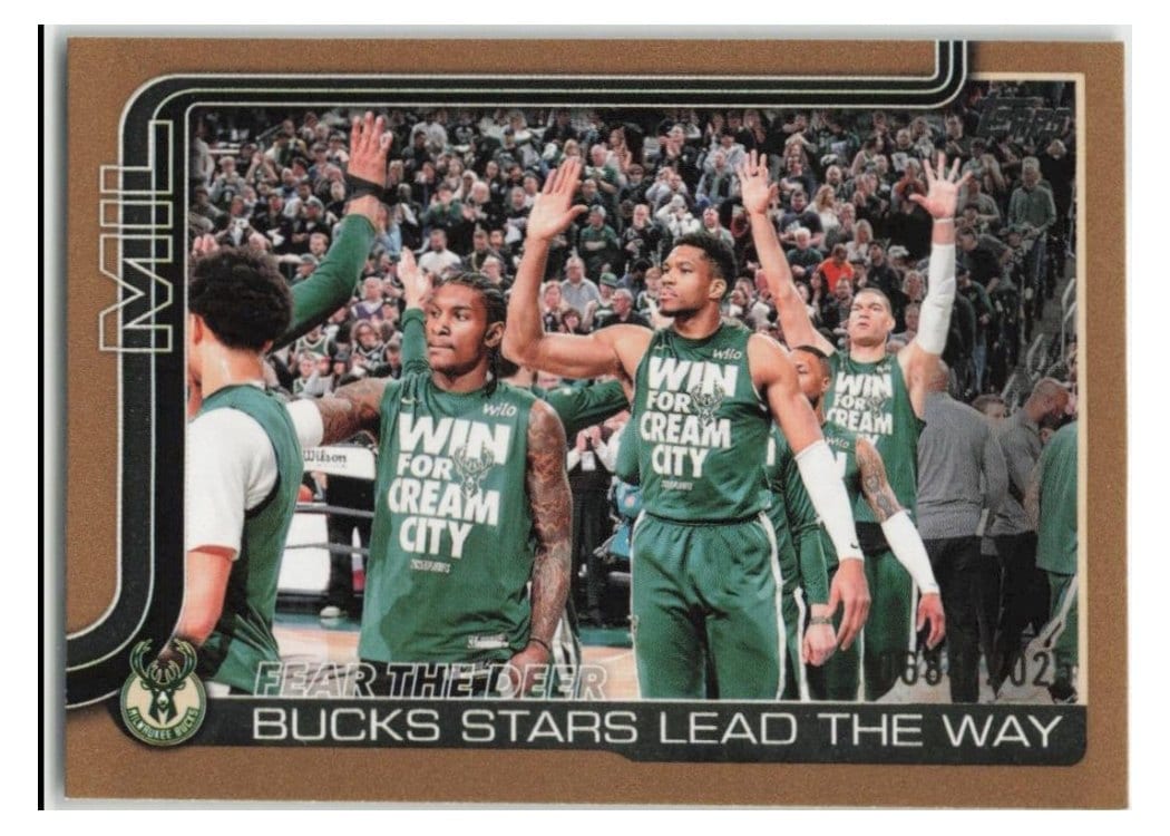 2025 Topps Giannis Antetokounmpo #281 card