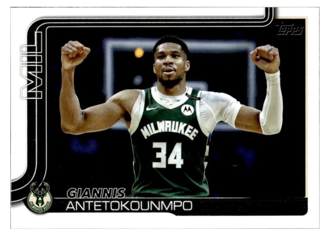 2025 Topps Giannis Antetokounmpo #54 card