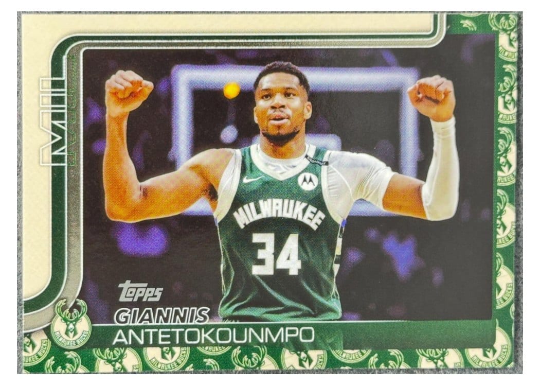 2025 Topps Giannis Antetokounmpo #54 card