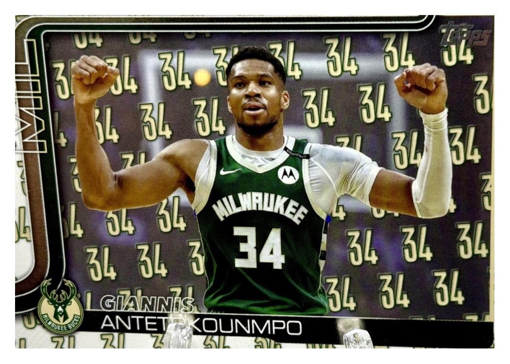 2025 Topps Giannis Antetokounmpo #54 card