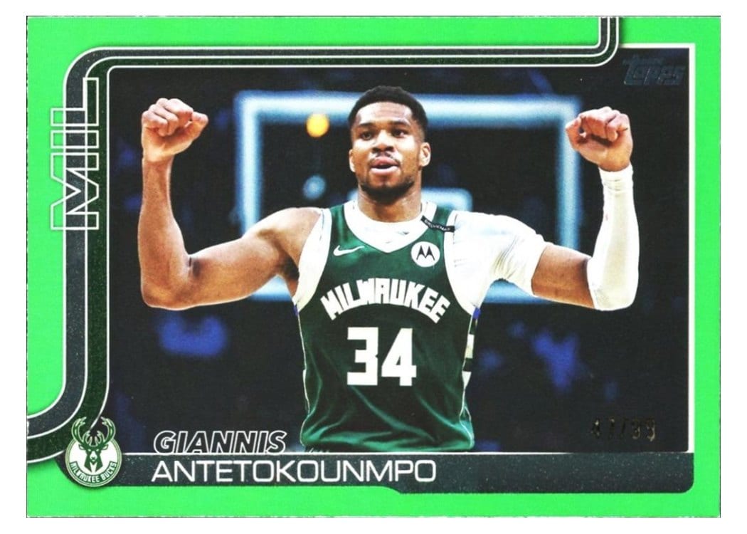 2025 Topps Giannis Antetokounmpo #54 card