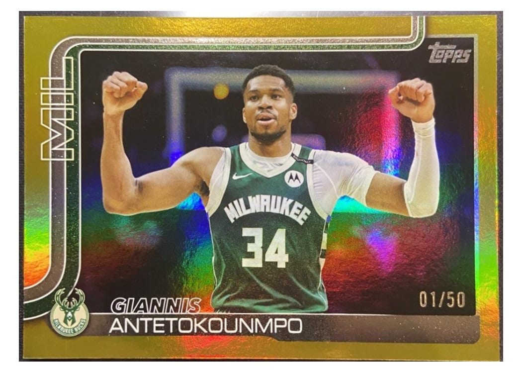 2025 Topps Giannis Antetokounmpo #54 card