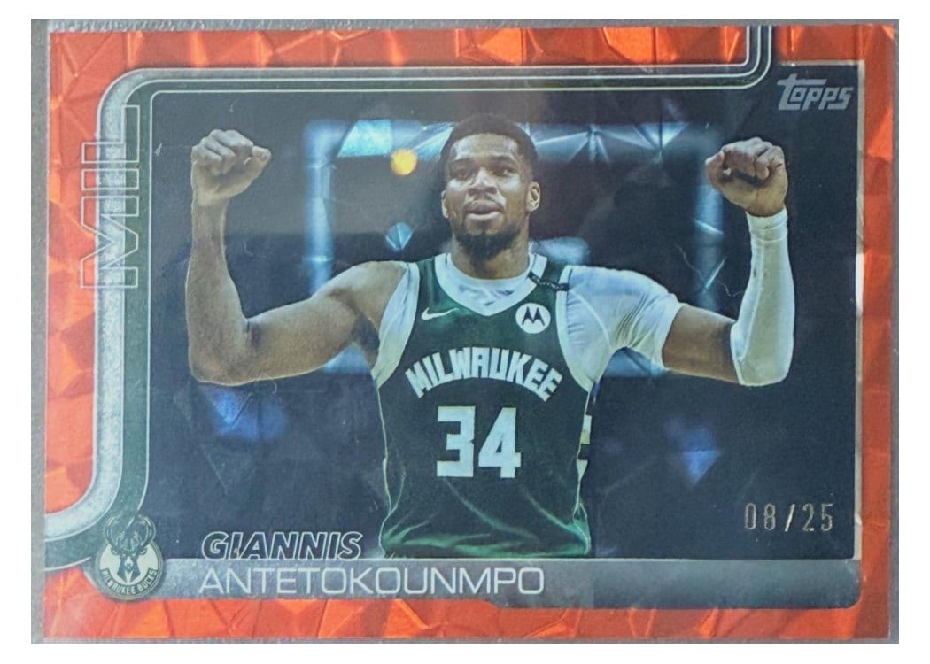 2025 Topps Giannis Antetokounmpo #54 card
