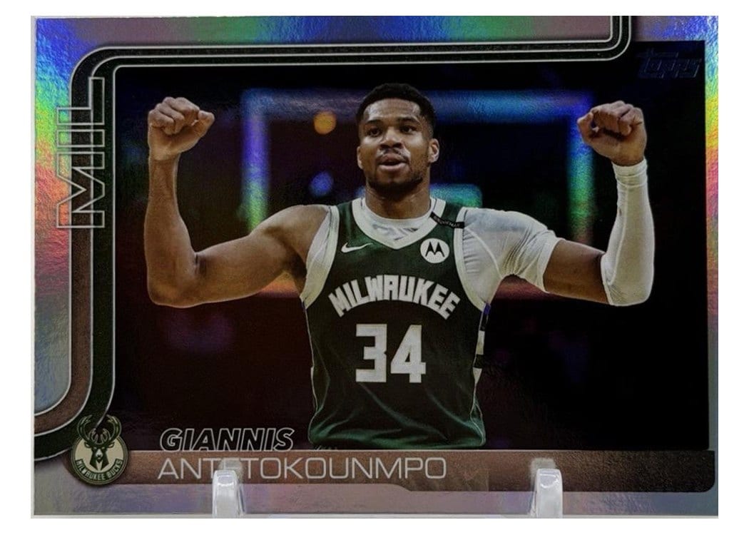 2025 Topps Giannis Antetokounmpo #54 card