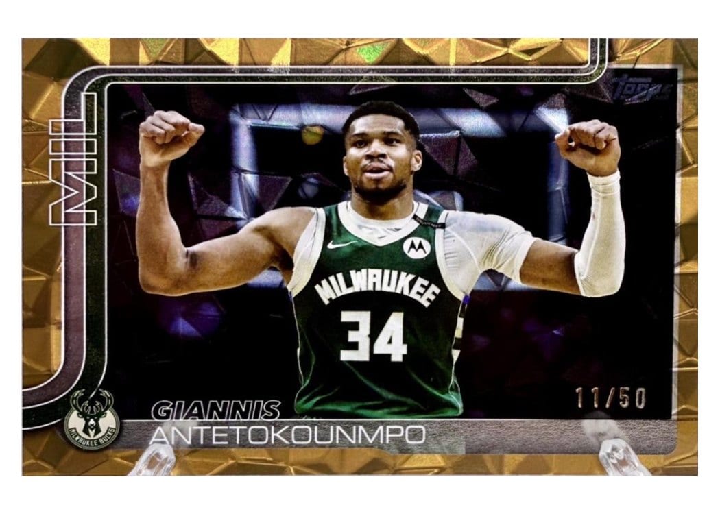 2025 Topps Giannis Antetokounmpo #54 card