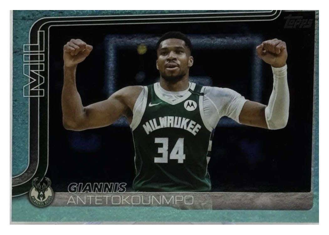 2025 Topps Giannis Antetokounmpo #54 card