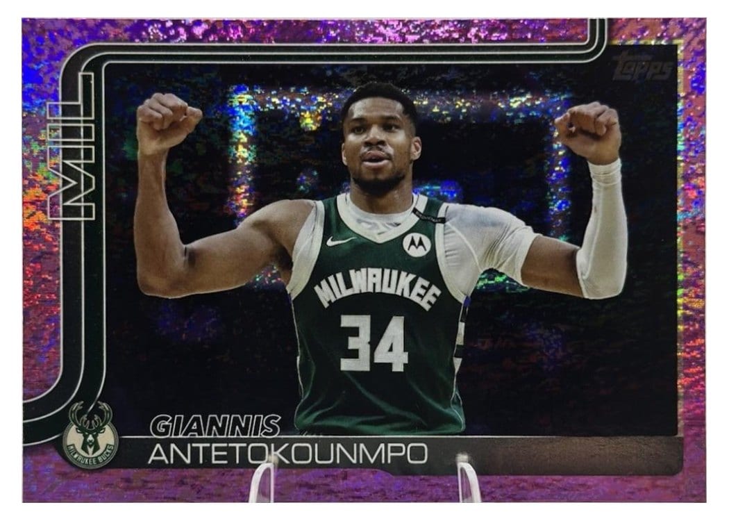 2025 Topps Giannis Antetokounmpo #54 card
