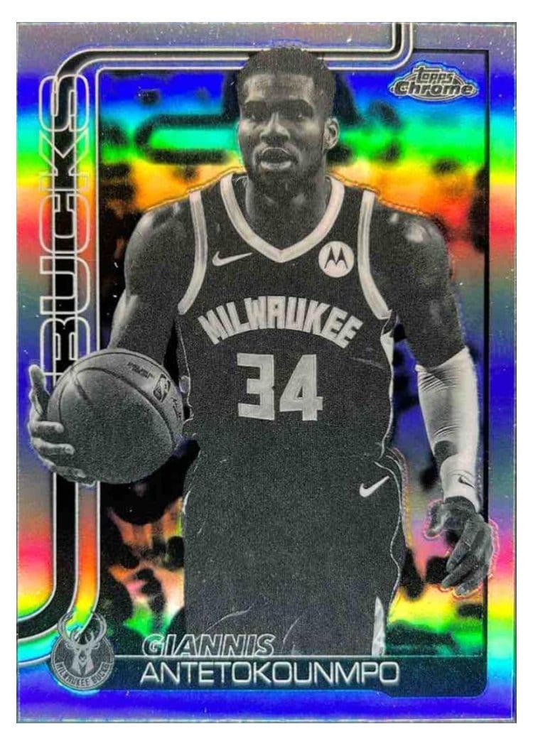 2025 Topps Chrome Giannis Antetokounmpo #137 card